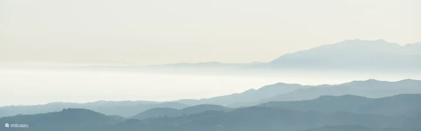 Blick auf Marokko und die Bucht von Torremolinos