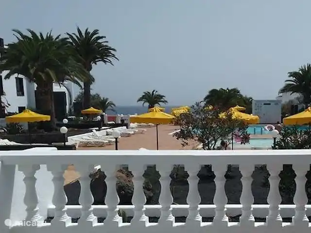 Location de Vacances Espagne, Lanzarote, Puerto del Carmen, appartement - Perla de Playa Grande vue mer depuis la terrasse
