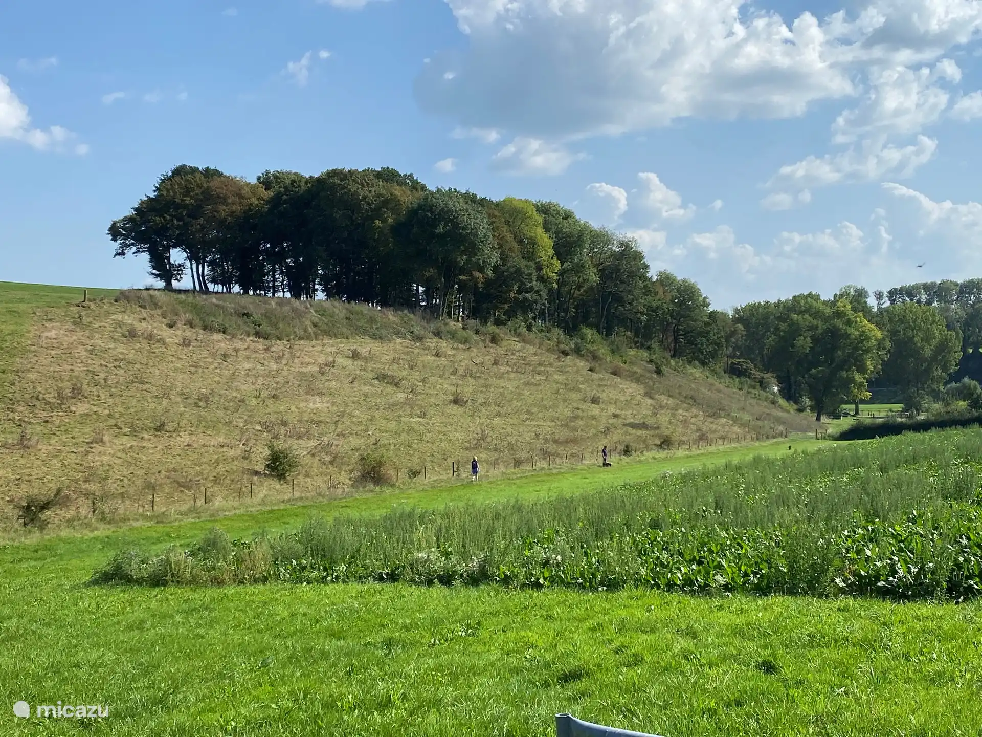 Overzijde treintunnel, wandeling vanaf huisje 