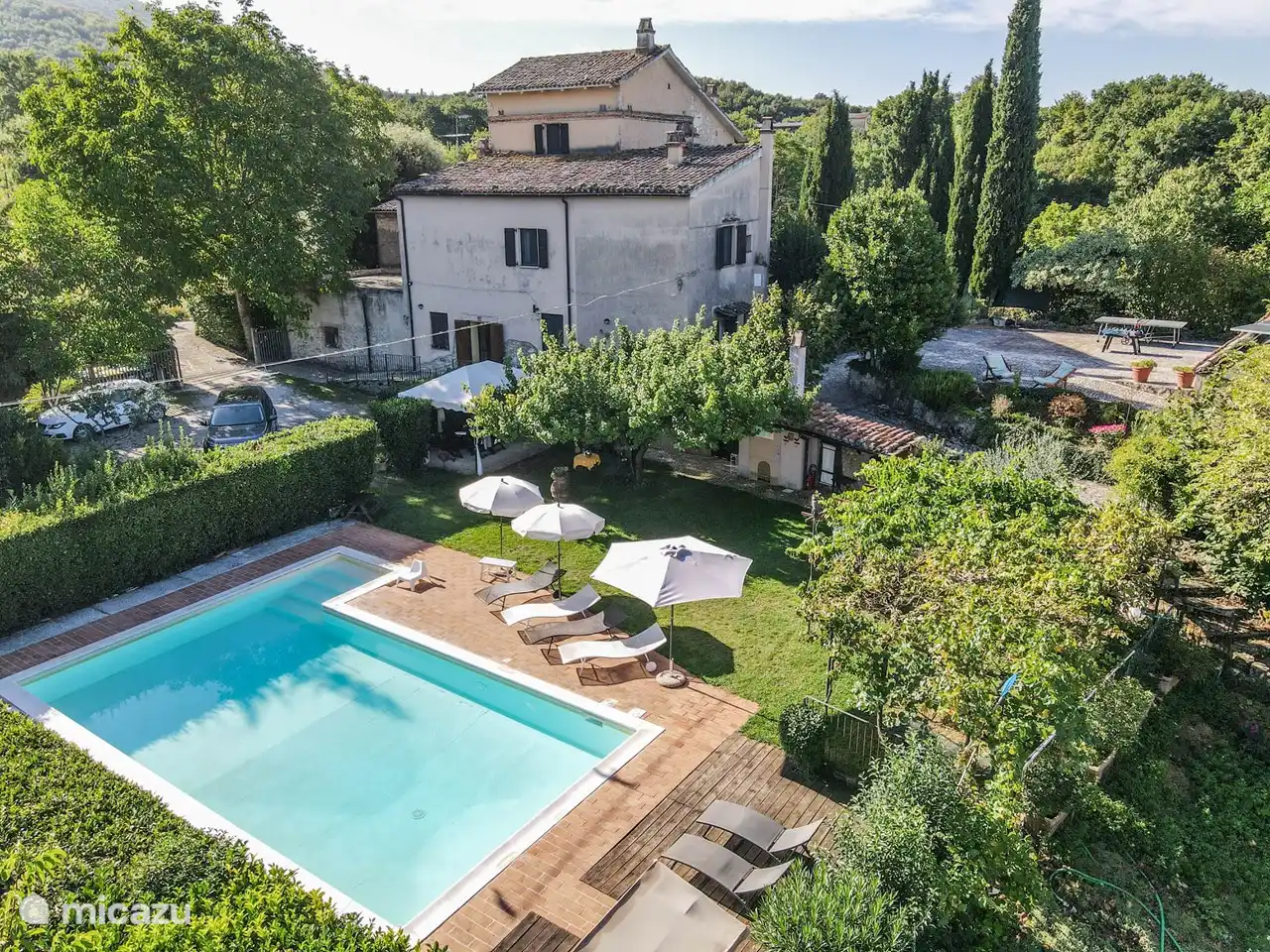 Todi, casa con piscina privada en Italia, Umbría, Acquasparta - Villa