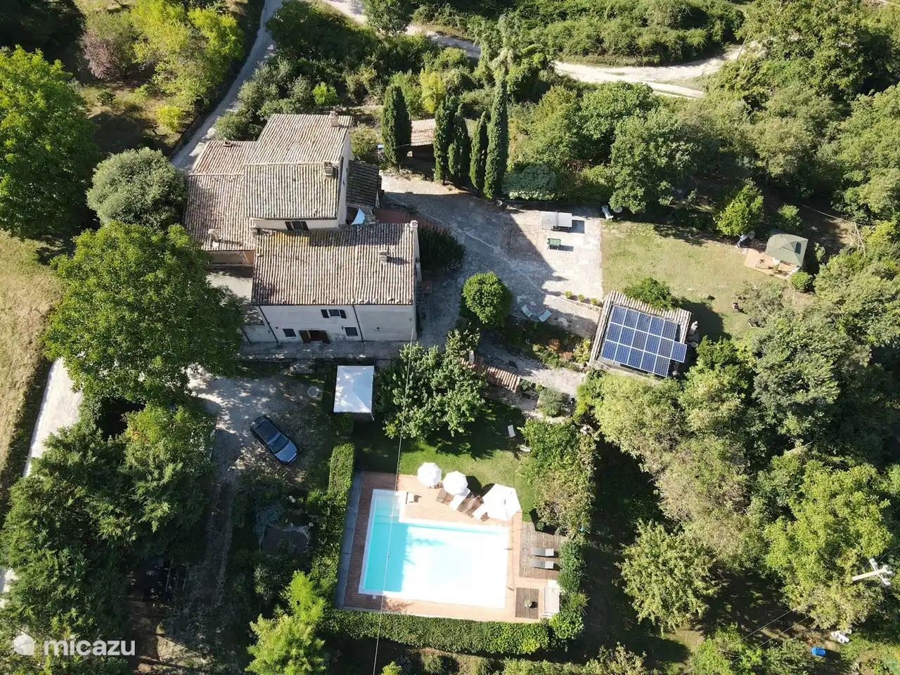 Todi, casa con piscina privada en Italia, Umbría, Acquasparta - Villa