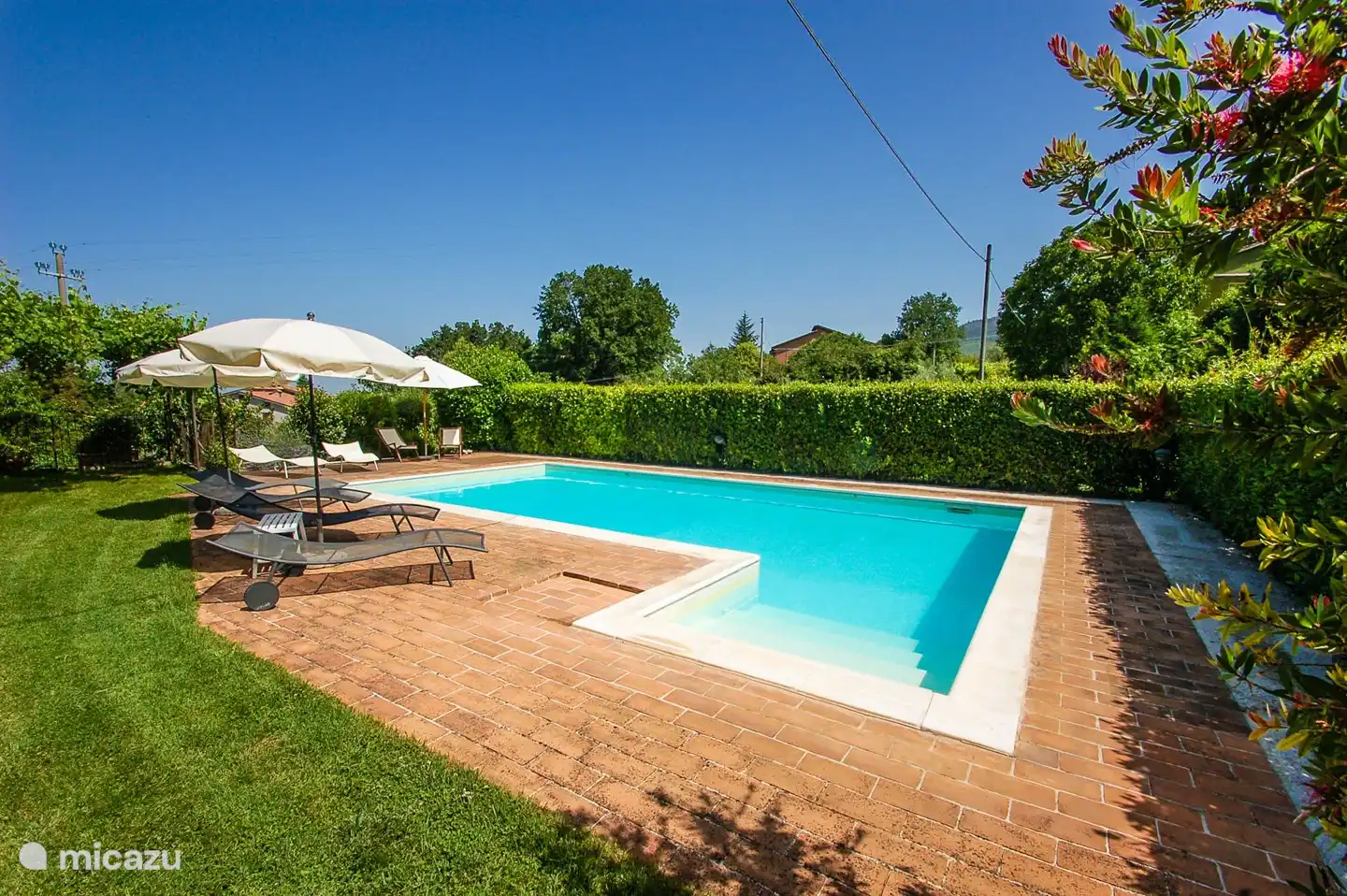 Todi, casa con piscina privada en Italia, Umbría, Acquasparta - Villa