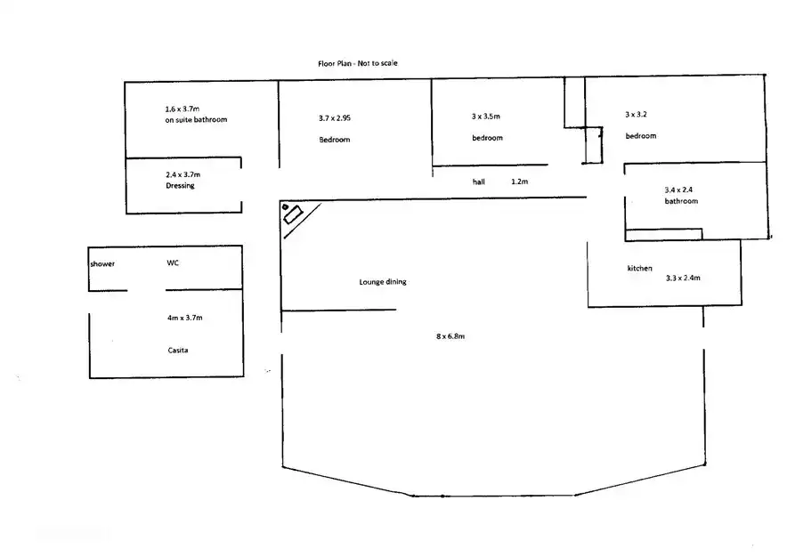 Grundriss des Erdgeschosses.