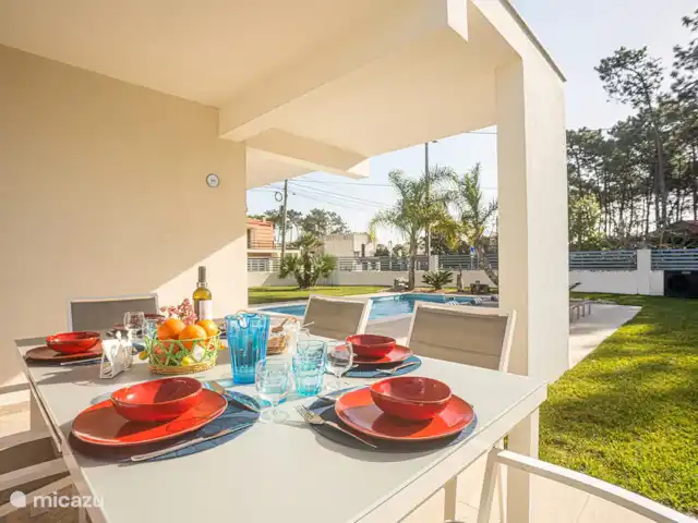 Villa Estela huren in Portugal, Lissabon Kust, Charneca da Caparica - villa Eetgedeelte buiten
