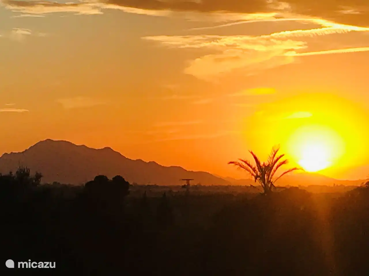Sonnenuntergang von der Villa aus ansehen