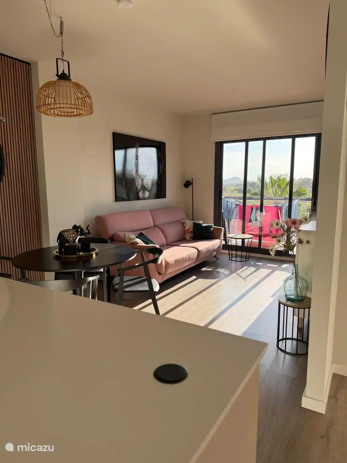 Salon avec balcon