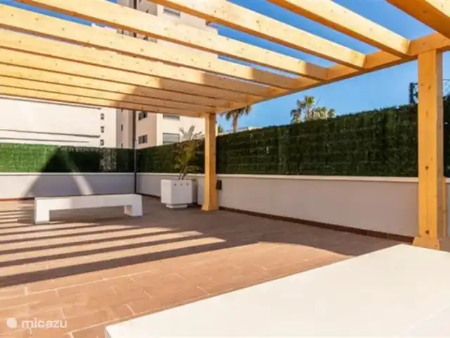 Casa Romina Guardamar | Espagne, Costa Blanca, Guardamar del Segura - appartement Terrasse ensoleillée près de la piscine
