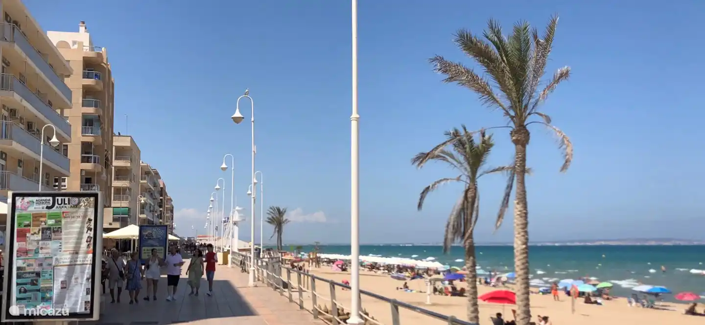 Sandstrand und Boulevard Guardamar