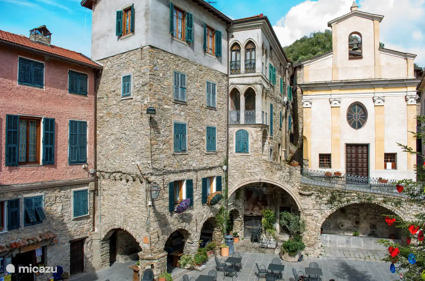 Dorfzentrum von Apricale