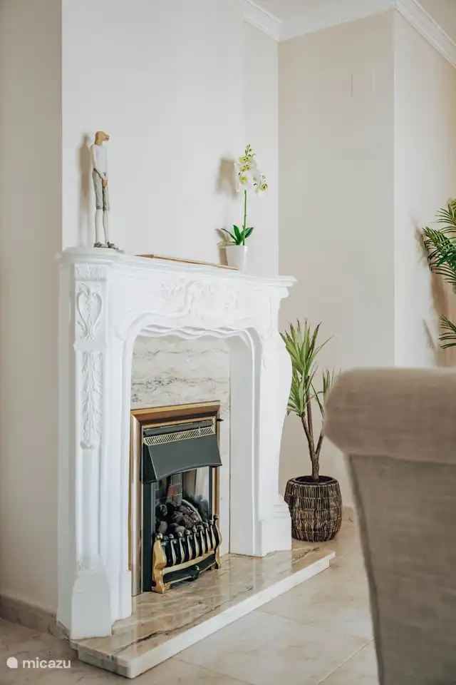 Gaskamin im Wohnzimmer