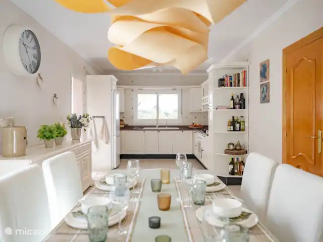 Casa Gorriones Moraira en España, Costa Blanca, Moraira - villa cocina comedor