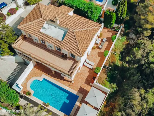 Casa Gorriones Moraira en España, Costa Blanca, Moraira - villa Vista superior de la villa