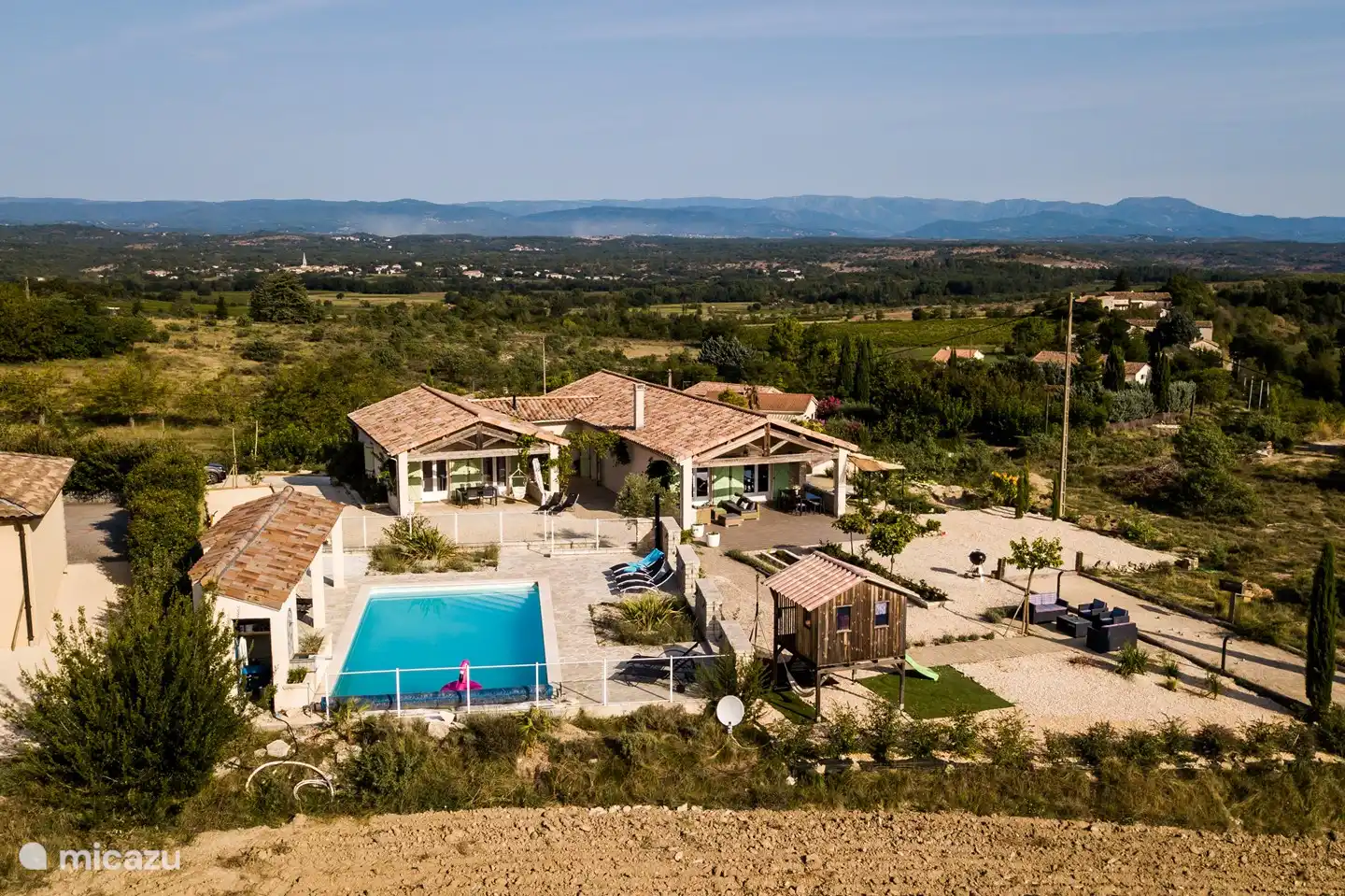 Adapté aux enfants, France, Ardèche, Grospierres, villa Pierre de Jourdan 8 personnes
