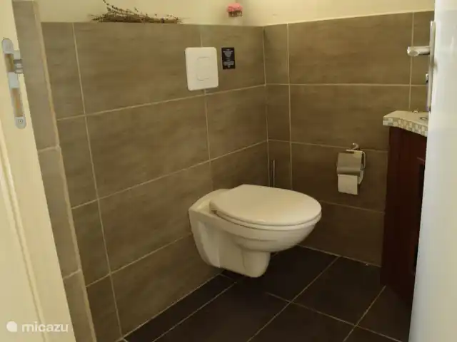 Pierre de Jourdan 8 personnes | France, Ardèche, Grospierres - villa Toilettes dans le hall.