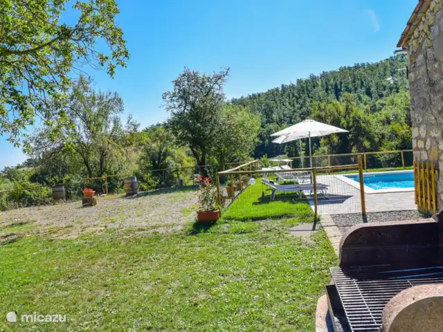 Viaje a la ciudad, Italia, Toscana, Sarteano, villa Casa con piscina privada en el sur de la Toscana