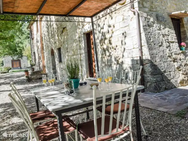 Viaje a la ciudad, Italia, Toscana, Sarteano, villa Casa con piscina privada en el sur de la Toscana