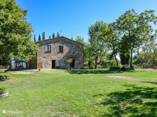 Viaje a la ciudad, Italia, Toscana, Sarteano, villa Casa con piscina privada en el sur de la Toscana