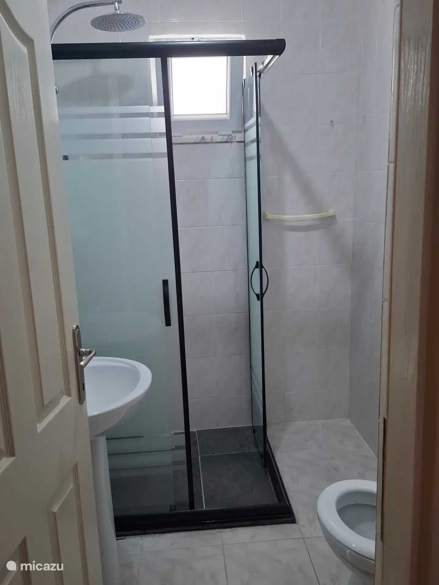 Our new shower cabin, which was installed on June 17, 2026