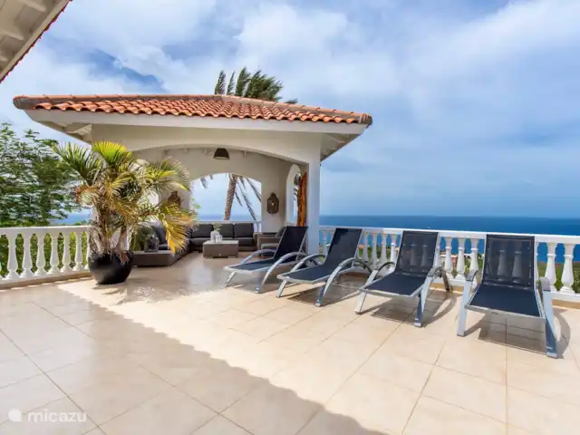 Villa Sol en Curazao, Bandabou (oeste), Coral Estate, Rif St.Marie - villa Vista terraza al mirador