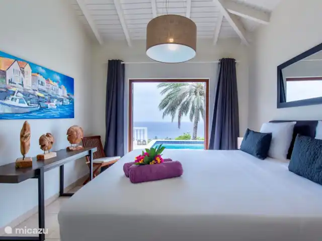 Villa Sol en Curazao, Bandabou (oeste), Coral Estate, Rif St.Marie - villa recamara principal