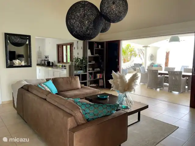 Villa Sol en Curazao, Bandabou (oeste), Coral Estate, Rif St.Marie - villa Sala de estar
