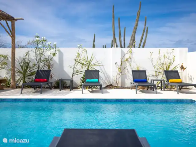 Location de Vacances Curaçao, Banda Ariba (est), Jan Thiel, appartement - Appartement Sacha piscine et transats