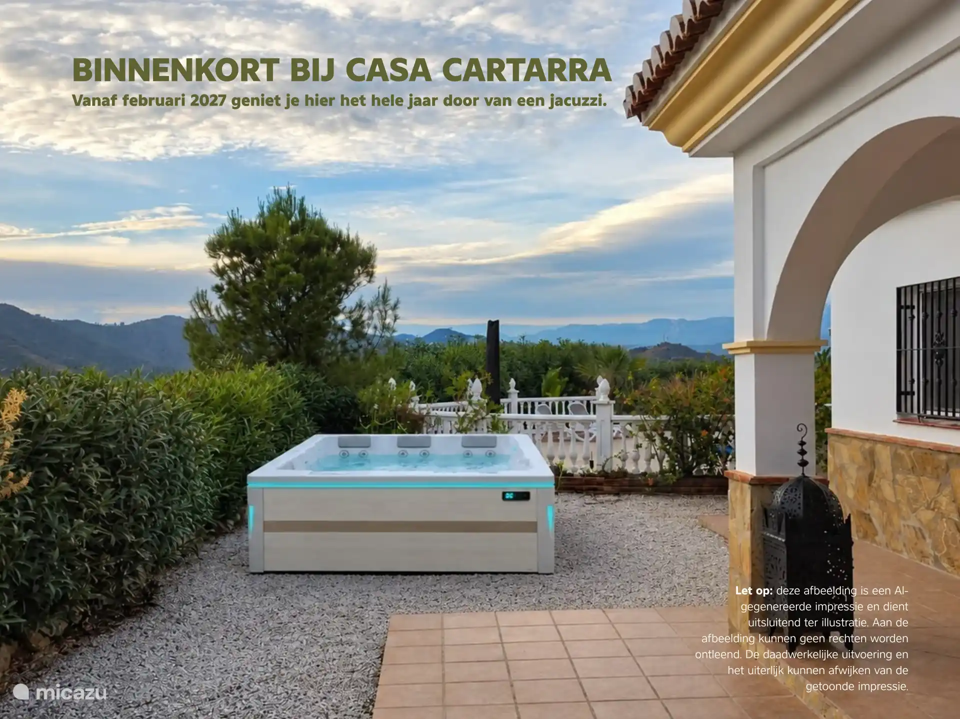 Impression du jacuzzi. Ce livre sera disponible à partir de février 2027.