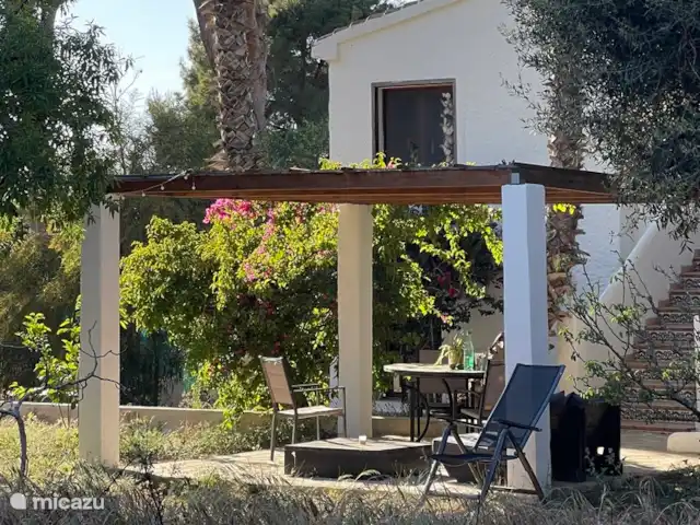 La Posada Paradiso / mini resort  en España, Costa Blanca, Jávea - casa vacacional Terraza detrás de la Casa Blanca