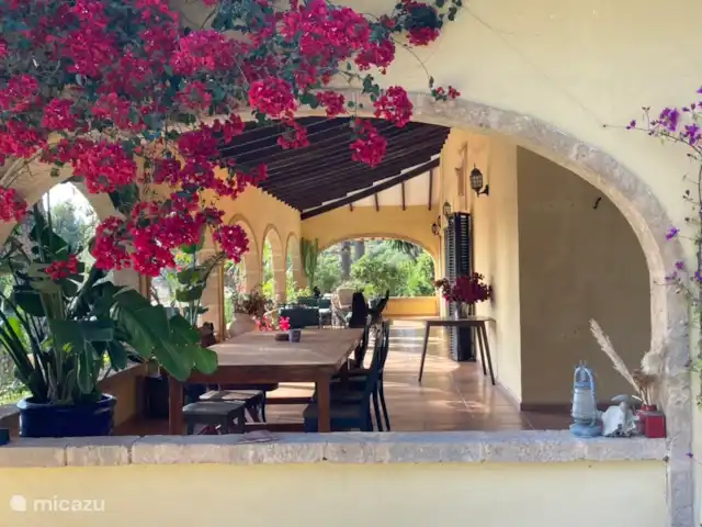 La Posada Paradiso / mini resort  en España, Costa Blanca, Jávea - casa vacacional Gran terraza cubierta (opcional)