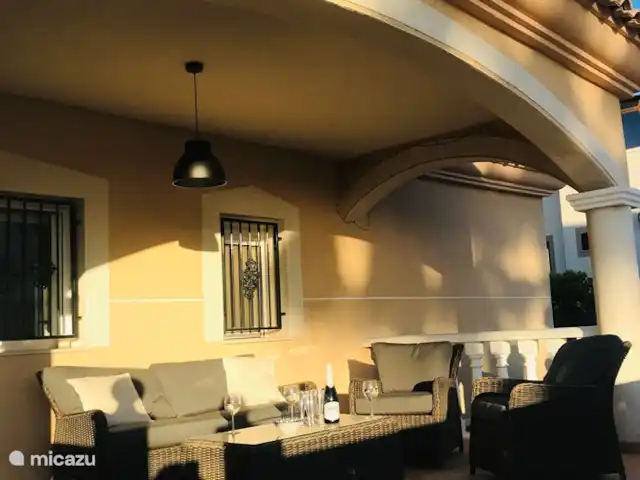 Casa Viva La Vida | Espagne, Costa Blanca, San Fulgencio La Marina - villa Casa Viva la Vida terrasse supérieure avec salon