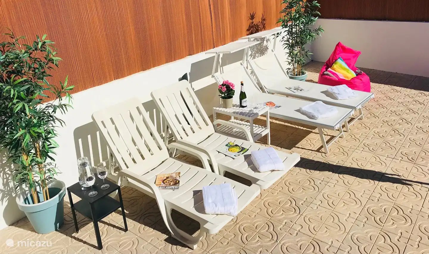 Chaises longues Casa Viva la Vida