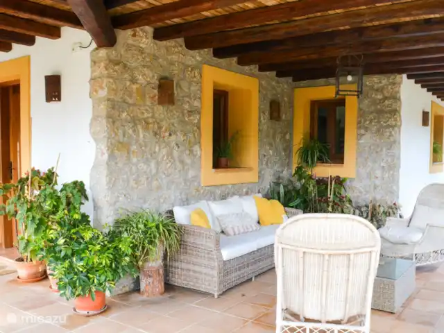 Can Roser huren in Spanje, Ibiza, San Antonio - villa outside terrace