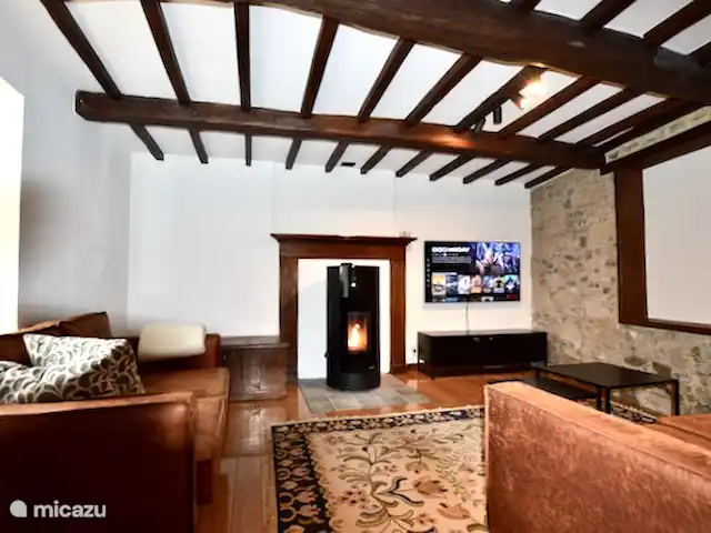 casa vacacional en Bélgica, Ardenas, Durbuy – Casa Borlon sala de estar