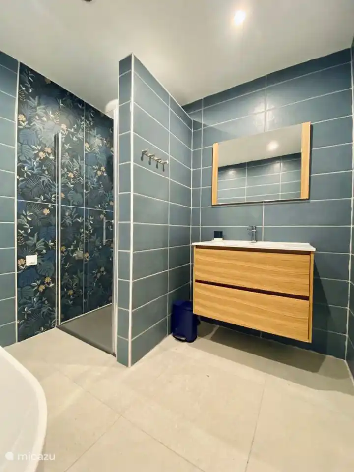 Das Badezimmer im Erdgeschoss