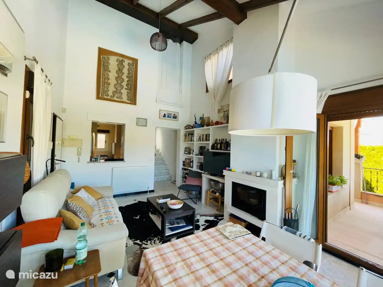 Ons salon en eetkamer