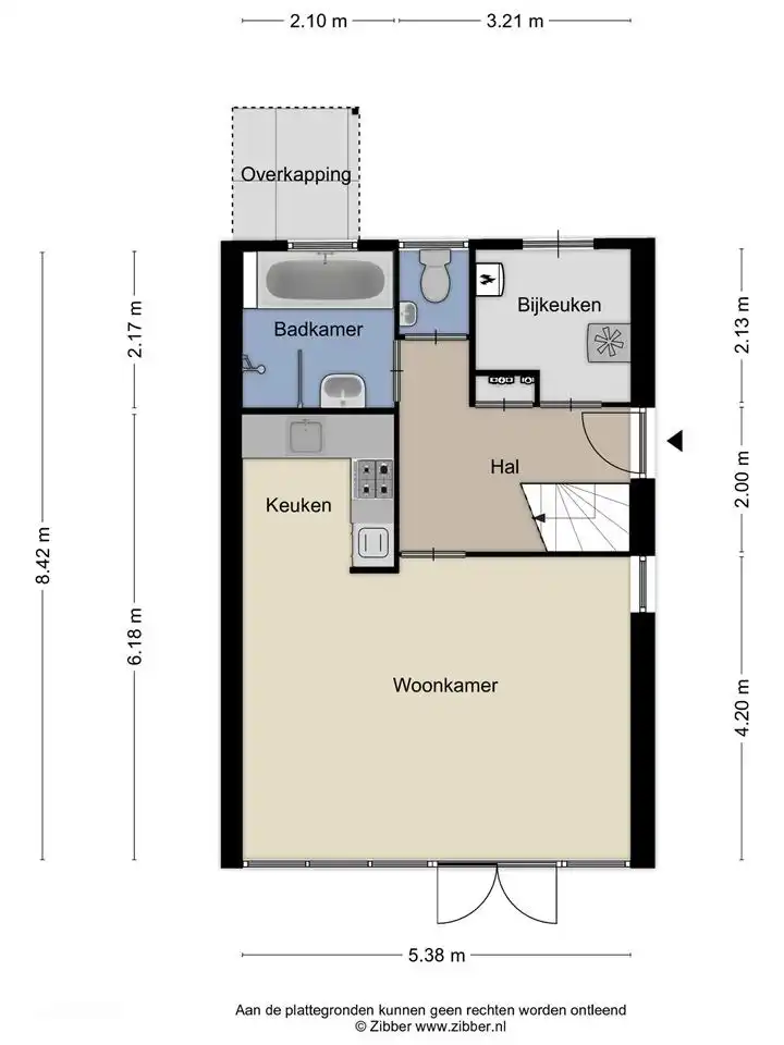 Dies ist der Grundriss des Erdgeschosses.