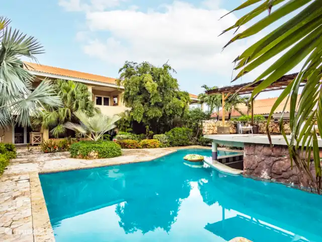 Cocobana18 huren in Curaçao, Banda Ariba (oost), Cas Grandi - appartement Het mooie zwembad met ligbedjes