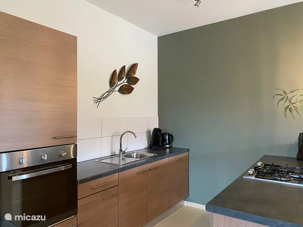 cocina americana con todas las comodidades.