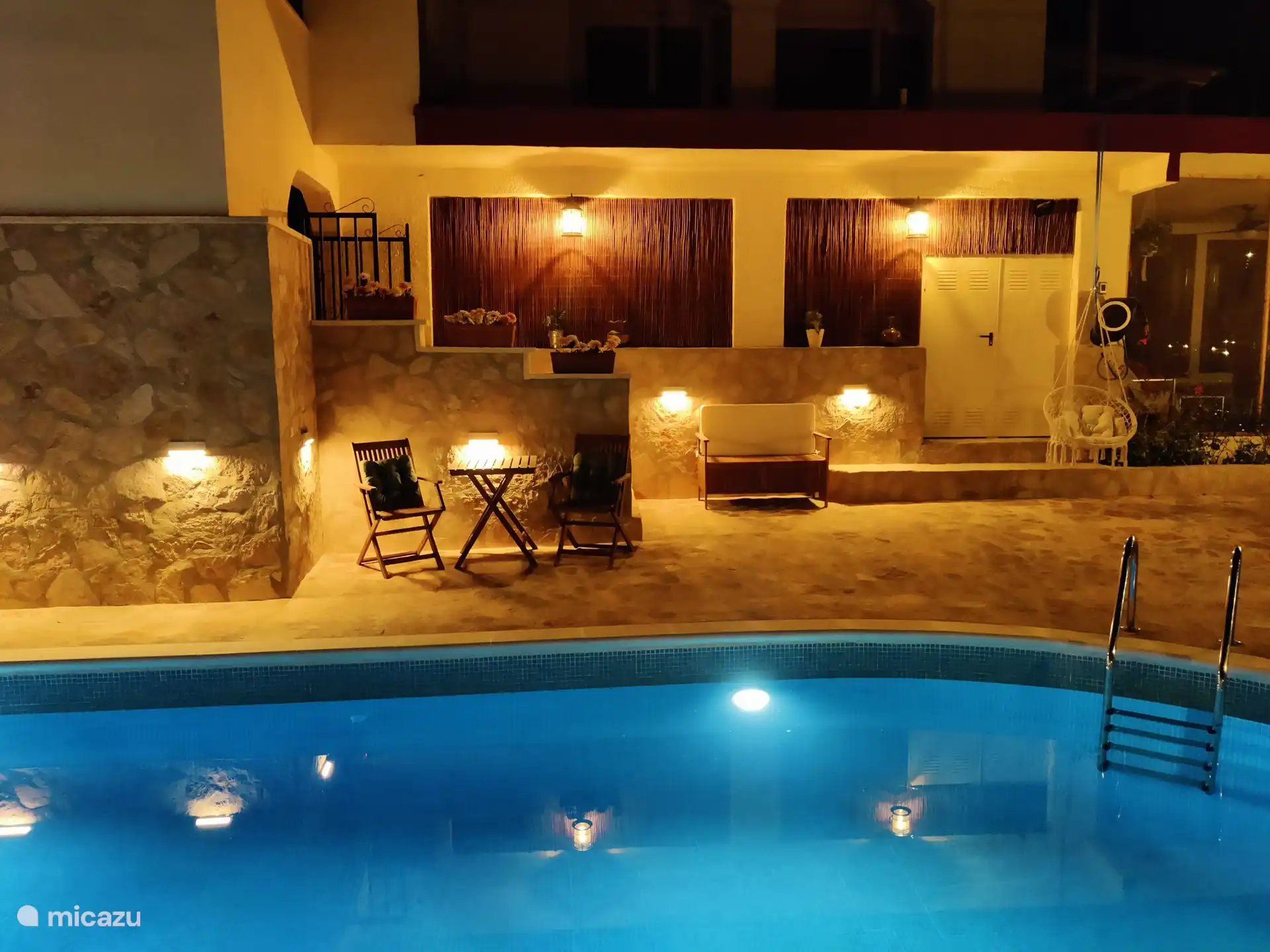 Éclairage d’ambiance le soir