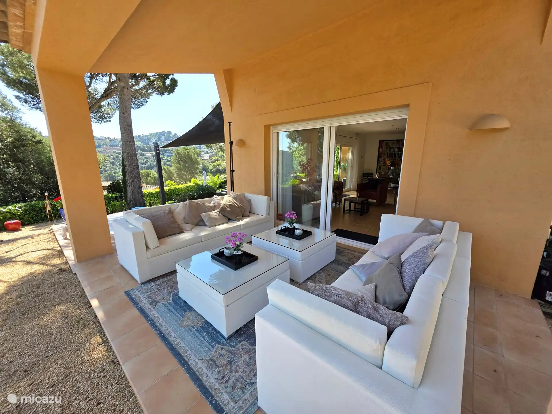 Lounge terrace Villa Alegria Begur
