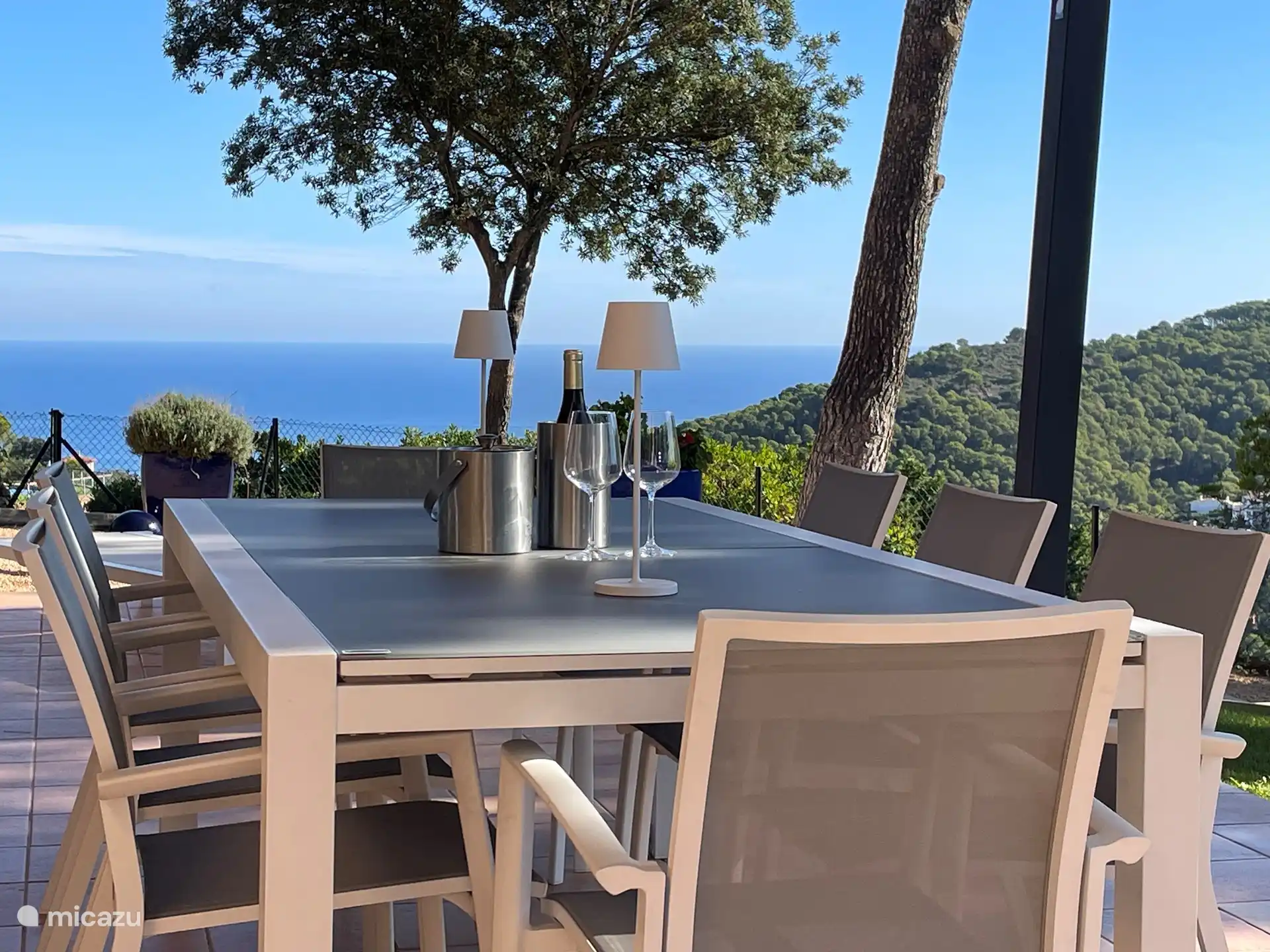 Toller Blick auf das Mittelmeer.