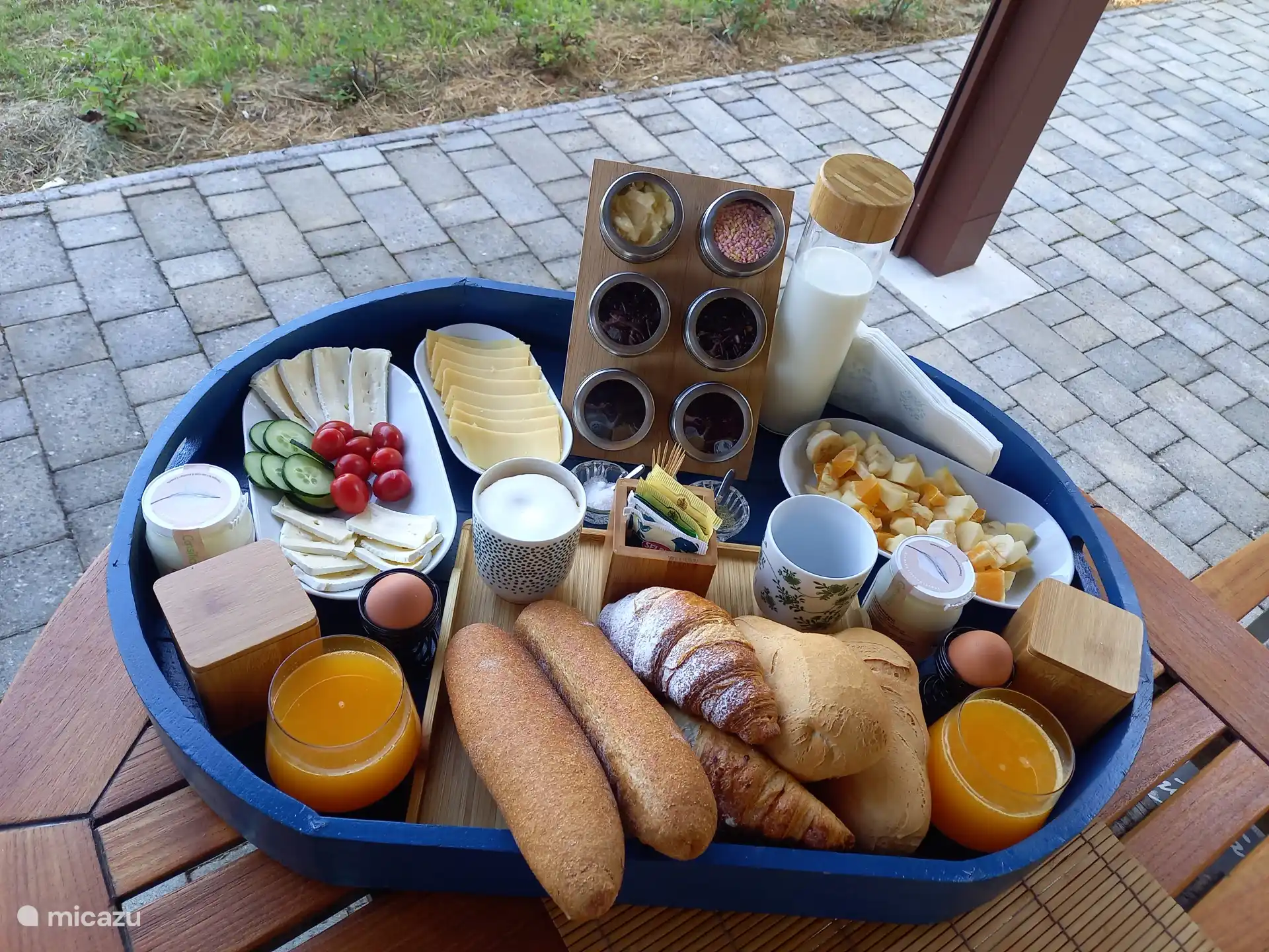 Es ist möglich, Frühstück zu bestellen.