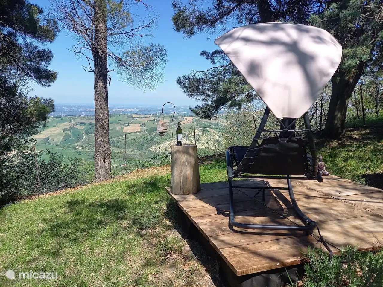 Entspannen Sie sich im Schatten.