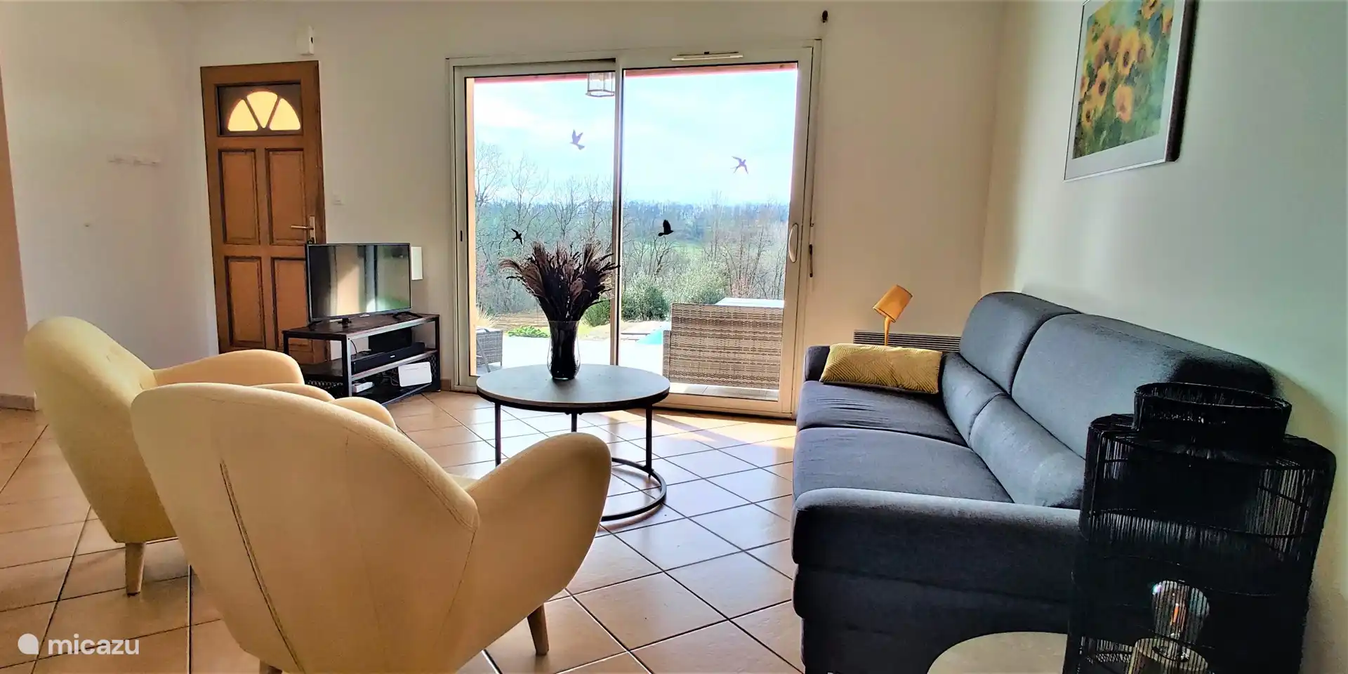 Confortabel ingericht.