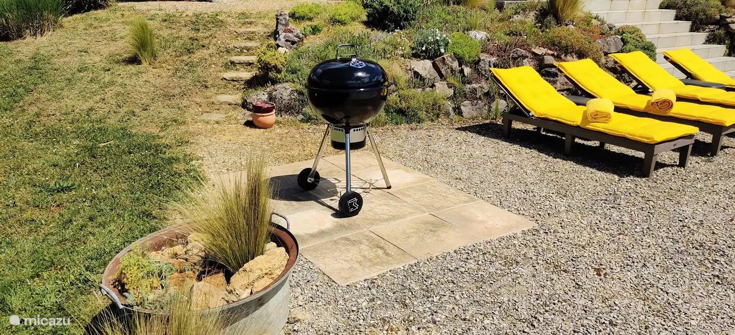 Of course there is also a barbecue.