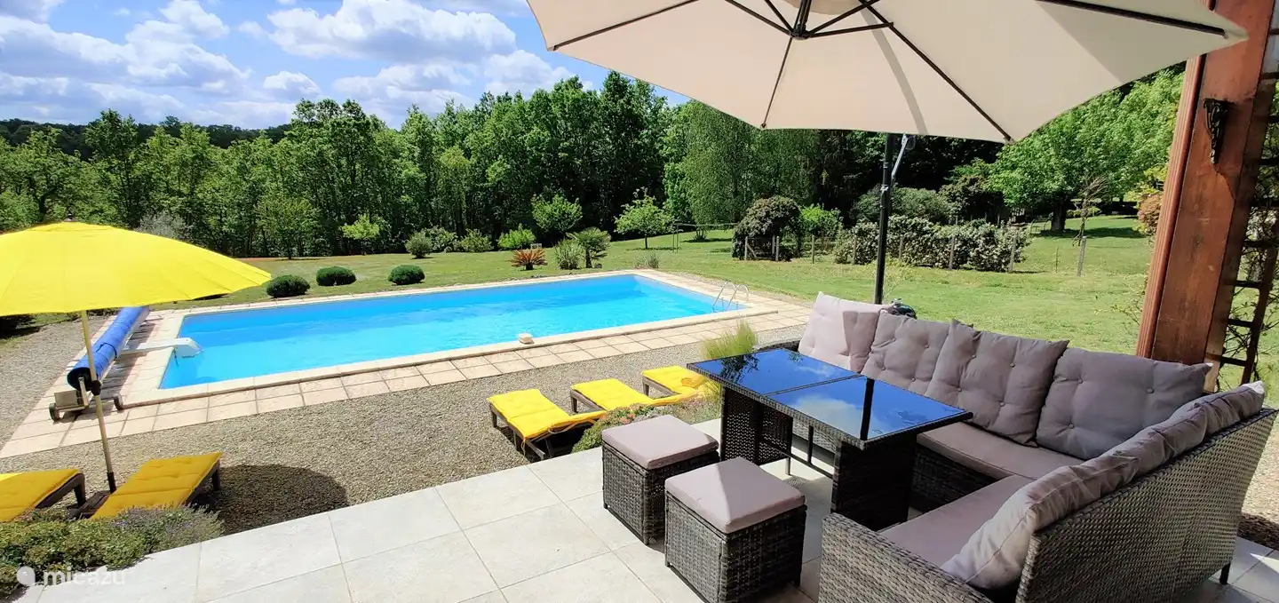 Beautiful view from the terrace in front of the house.