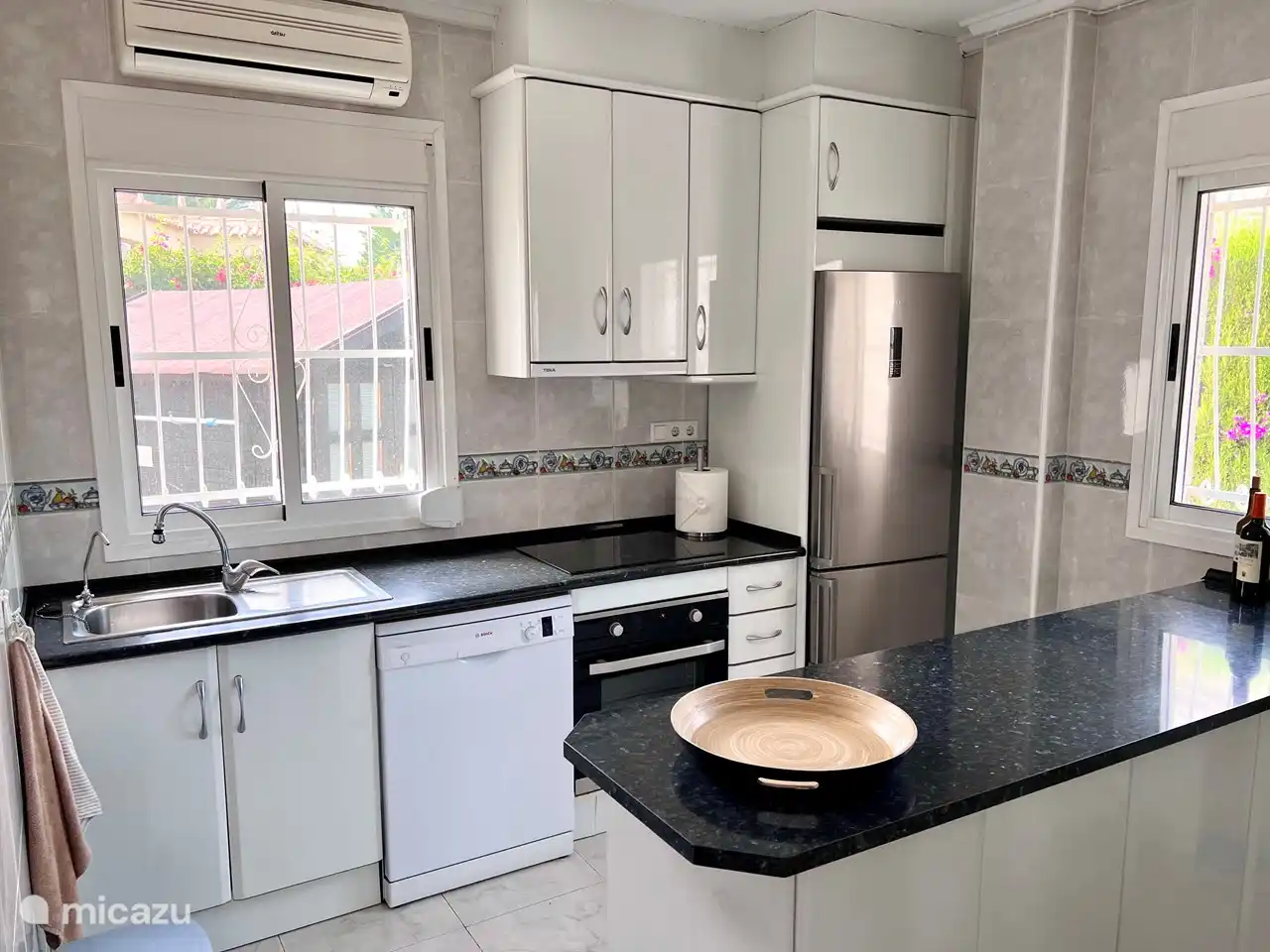 Küche im Erdgeschoss.