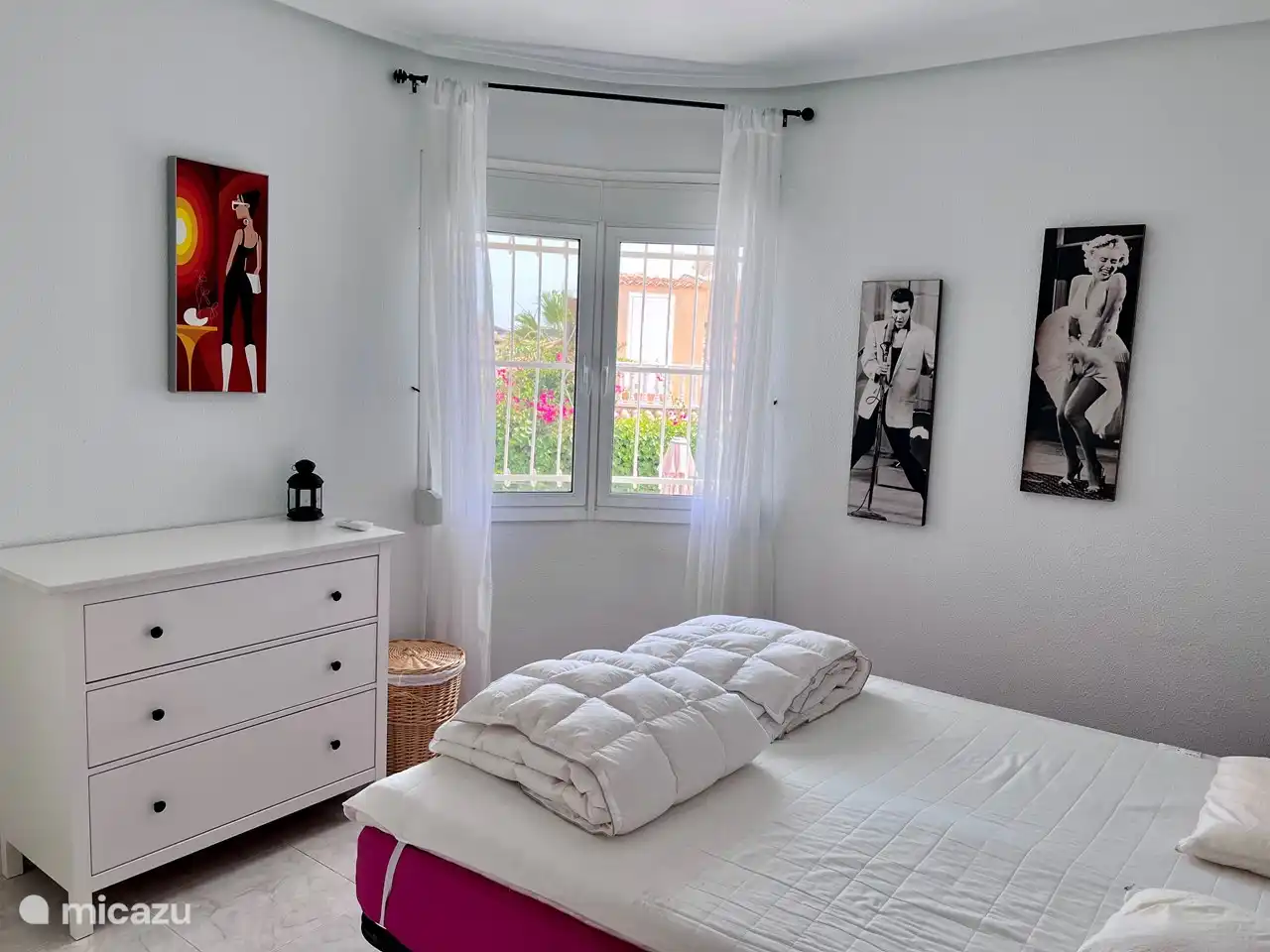 Schlafzimmer (Nr. 1) im Erdgeschoss.