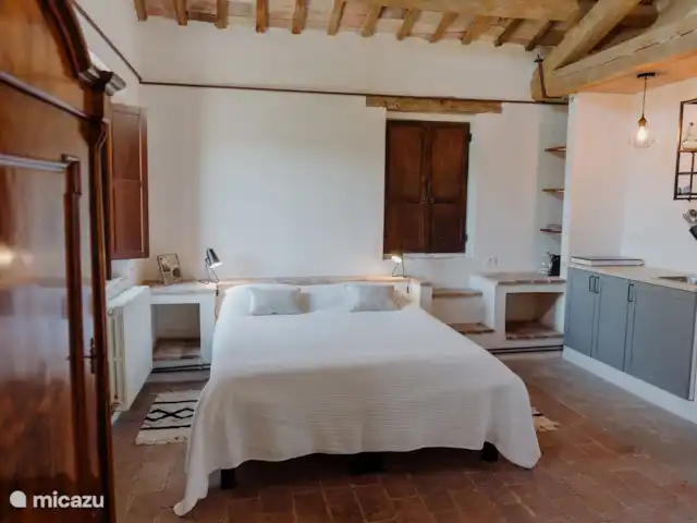 Agritourisme Qui Voglio | Italie, Marche, Monte Roberto - ferme Lit double dans l'appartement Altissimo