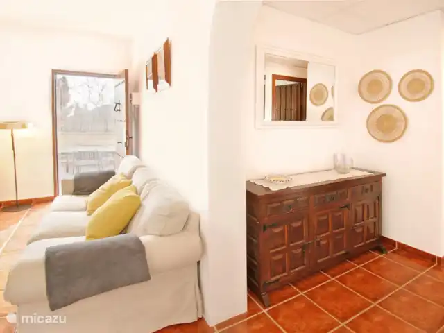 Villa la Pendolera | Espagne, Costa del Sol, Comares - villa Le hall mène aux chambres et aux salles de bains.
